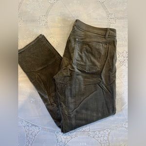 LOFT Curvy, Olive Green, Corduroy Pants, Size 31/12